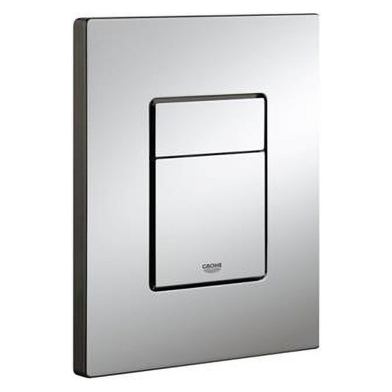 Cosmopolitan Dual-Flush Wall-Mounted Toilet Flush Plate in Brushed Chrome