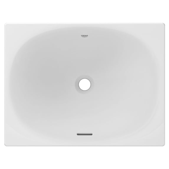 Grohe Eurocube 39660000 Under Counter 21" Bathroom Sink in Grohe Alpine White