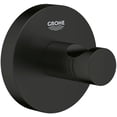 thumbnail image 1 of Grohe Essentials 403642431 Robe Hook in Matte Black, 1 of 6
