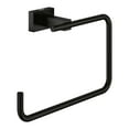 thumbnail image 1 of Grohe Essentials Cube 405102431 8" Towel Ring in Matte Black, 1 of 2
