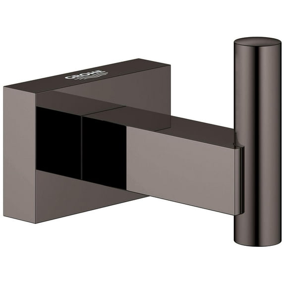 Grohe Essentials Cube 40511A01 Robe Hook in Grohe Hard Graphite