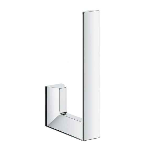 Grohe 40 784 Selection Cube Single Post Tissue Holder - Chrome