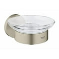 thumbnail image 1 of Grohe 40444EN1 Essentials Soap Dish with Holder, Brushed Nickel, 1 of 2