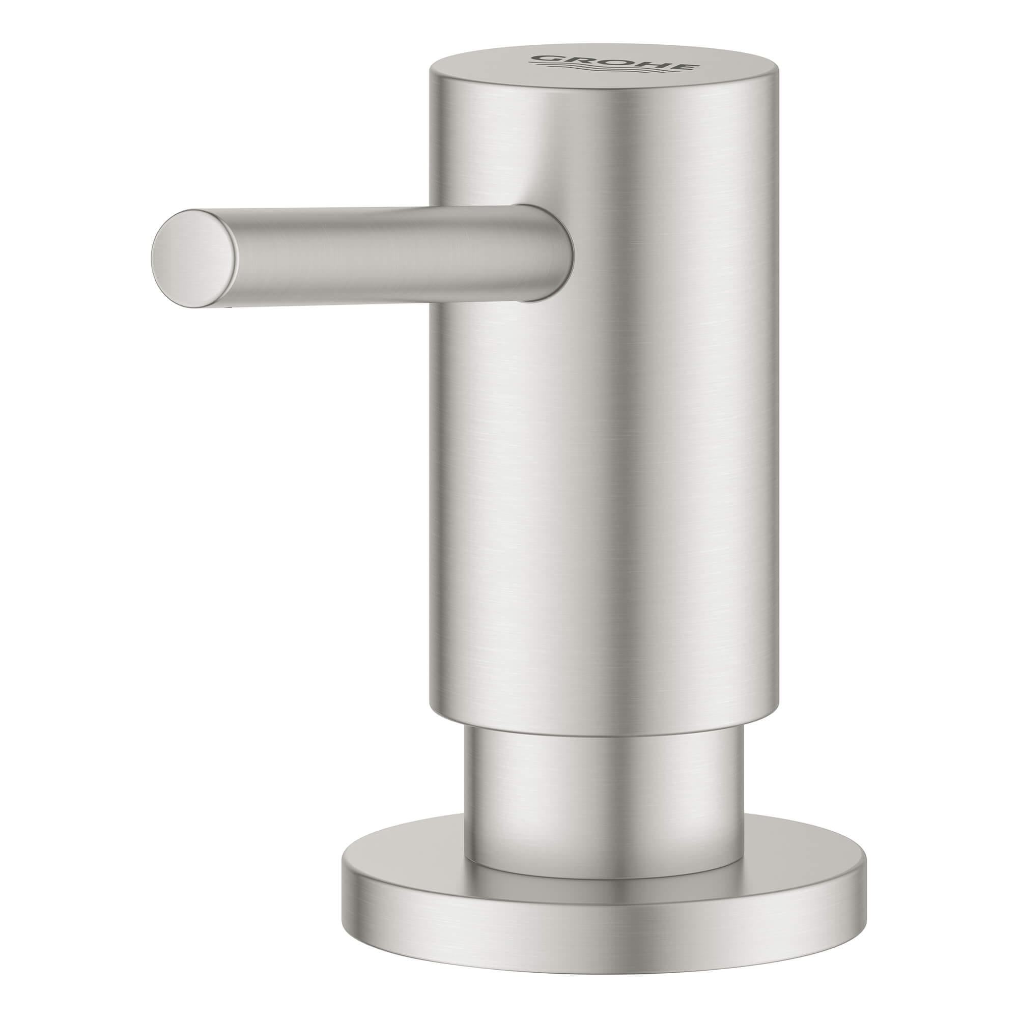 Graphite Modern Stainless Steel Soap Dispenser
