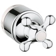 thumbnail image 1 of Grohe 47703000 Seabury 3 3/4" Pressure Balance Valve Cross Handle Assembly In StarLight Chrome, 1 of 1