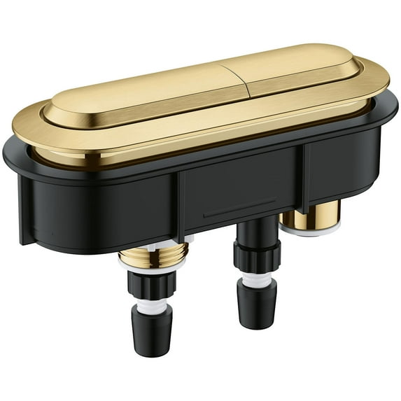 Grohe Essence 49138GN0 Essence Dual Flush Actuator in Grohe Brushed Cool Sunrise