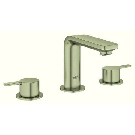 Sleek Modern 3-Hole Widespread Bathroom Faucet in Brushed Nickel