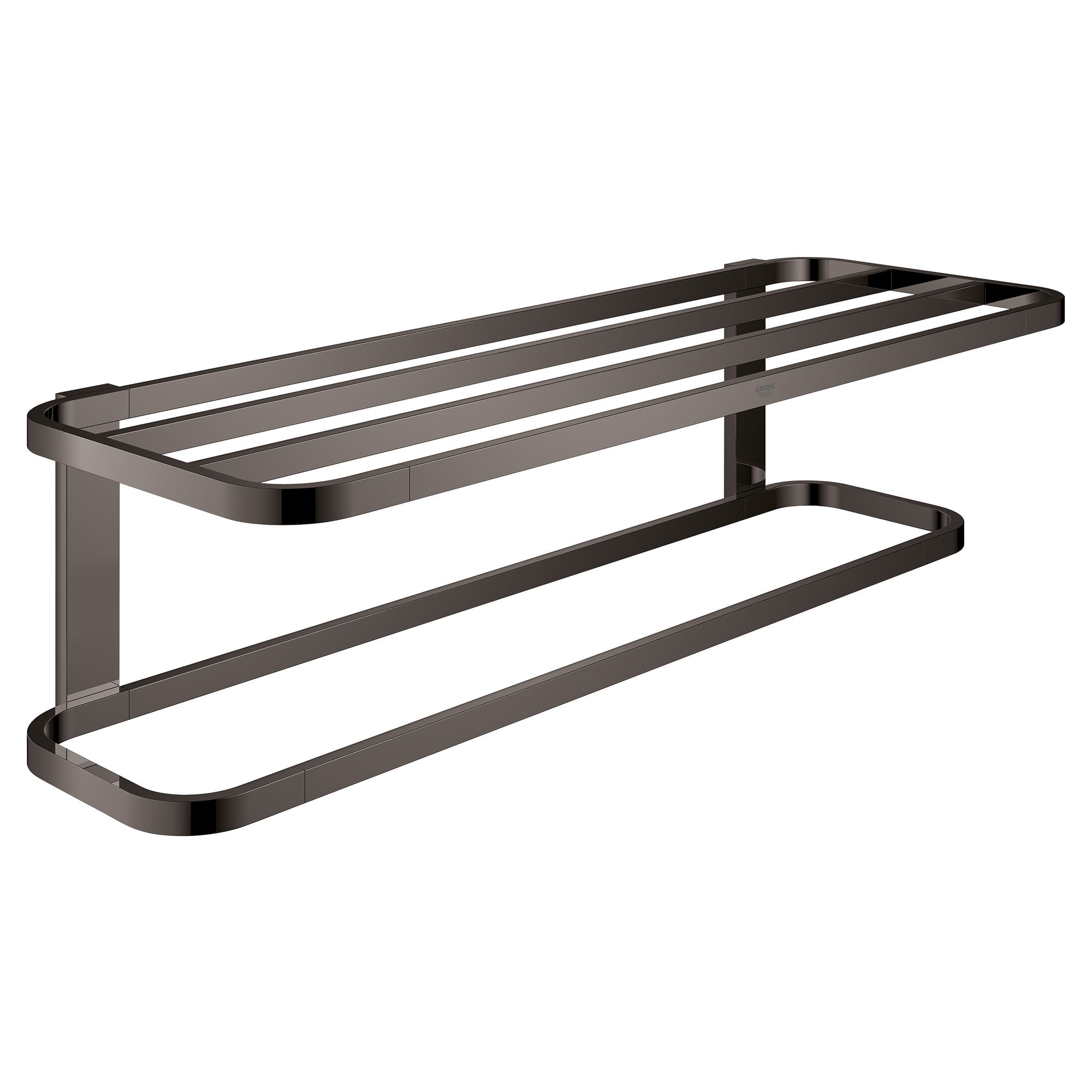 Grohe Train Rack Grohe Selection 41066A00 Towel Rack in Grohe Hard Graphite - Walmart.com