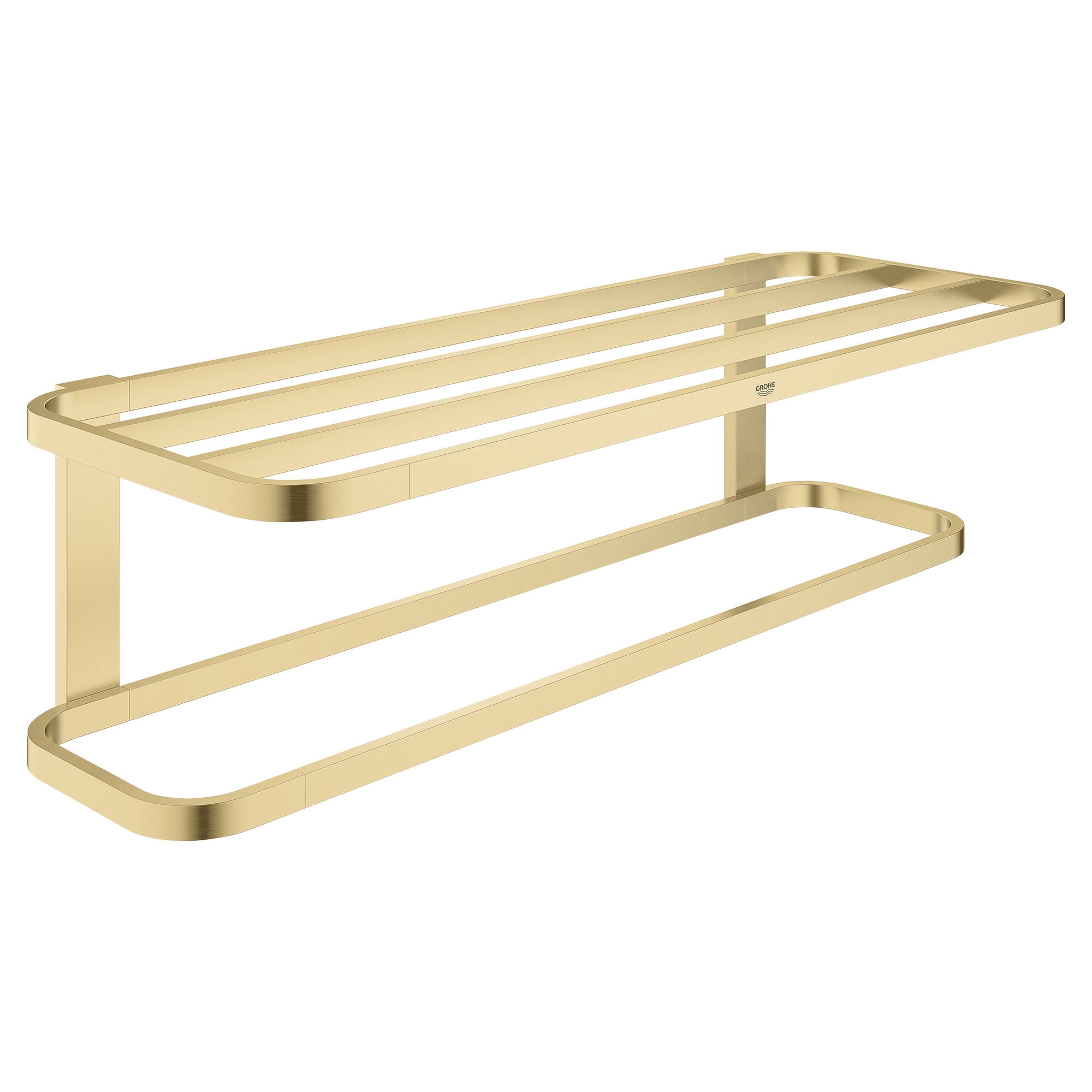 Grohe Train Rack Grohe Selection 41066GN0 Towel Rack in Grohe Brushed Cool Sunrise ...