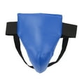 Groin Guard PU Leather Adjustable Elastic Band Boxing Groin Protector