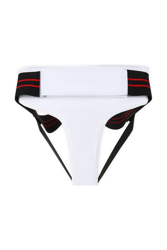 Groin Guard, Women Taekwondo Groin Guard Boxing Karate Jockstrap Sanda Crotch Protector for Martial Arts Training (L)