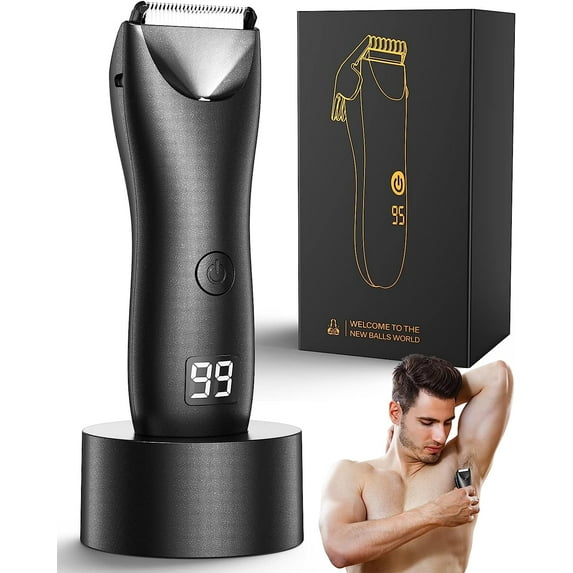 Groin Hair Trimmer for Men,Pubic Hair Trimmer for Men,Body Trimmer for Men Ball Trimmer Men No Nick (CF-SMJ-US004)