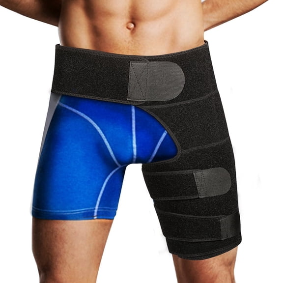 Groin Support Compression Brace Hamstring Hip Injury Support Sleeve,Hip Brace,One Size