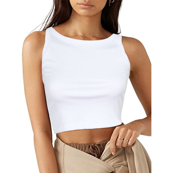 Grojimts Lady Sleeveless Shirts Sexy Top Cami for Women