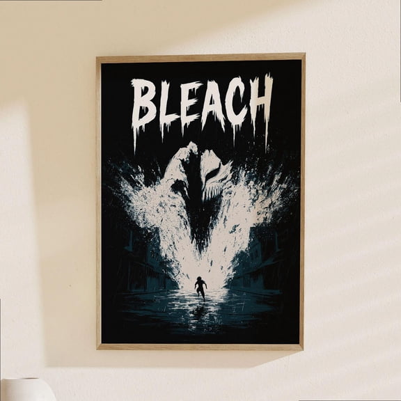 GrolyTee Bleach A.n.i.m.e Poster - Iconic Manga Series Art Print for Fans, Dark Gothic Japanese Animation Wall Decor K331 - 8X12, UNFRAMED
