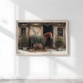 GrolyTee Rustic Horse X.mas Poster - 24X36, UNFRAMED - Walmart.com