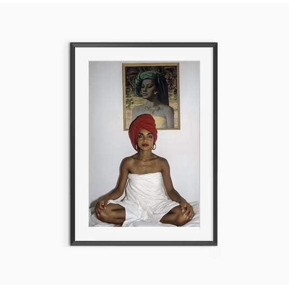 GrolyTee Sade Adu, Photography Prints, Music Poster, Fashion Print, Retro Poster - 12X18, UNFRAMED