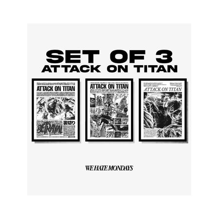 GrolyTee titan Poster V2, AOT Print, A.n.i.m.e Poster, Manga Art Print, Vintage Minimalist A.n.i.m.e Wall Art, Shingeki No Kyojin, Eren Yeager K763 - 12X18, UNFRAMED