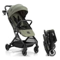 thumbnail image 1 of Gromast Compact Fold Baby Stroller, Lightweight Travel Toddler Stroller with One-Click Fold, Extendable UPF50+ Canopy, Cup Holder, UV Protected and Waterproof, One-Hand Folding - Green, 1 of 10