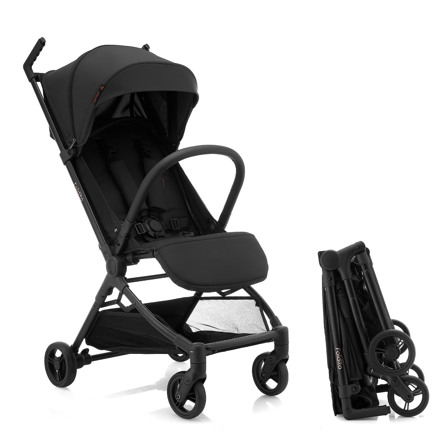 Beberoad R2 Compact Lightweight Baby Stroller, Waterproof Canopy