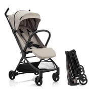 Gromast Travel Stroller for Airplane, Ultra Compact &amp; Lightweight – Only 9.9 lbs, Portable Infant Toddler Baby Stroller, w/ UPF 50+ Canopy - Khaki