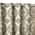 thumbnail image 1 of Grommet Blackout Curtain Taffeta Damask 56" Wide Curtain, 1 of 11