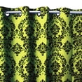 thumbnail image 1 of Grommet Blackout Curtain Taffeta Damask 56" Wide Curtain, 1 of 11