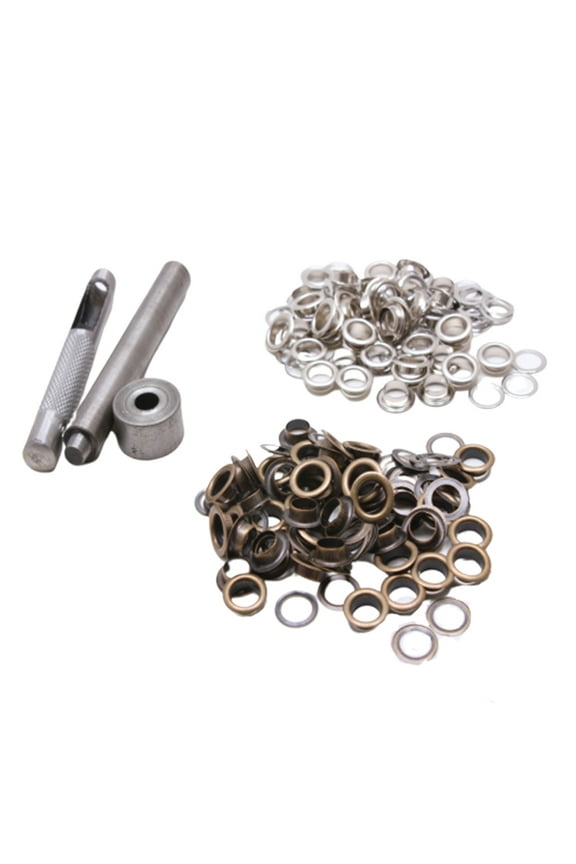 Grommet Kit Tool Tarp Eyelet Eyelets Shoe Belt Tarpaulin Button Fasteners Clothing Fastener Canvas Brass Shoelace