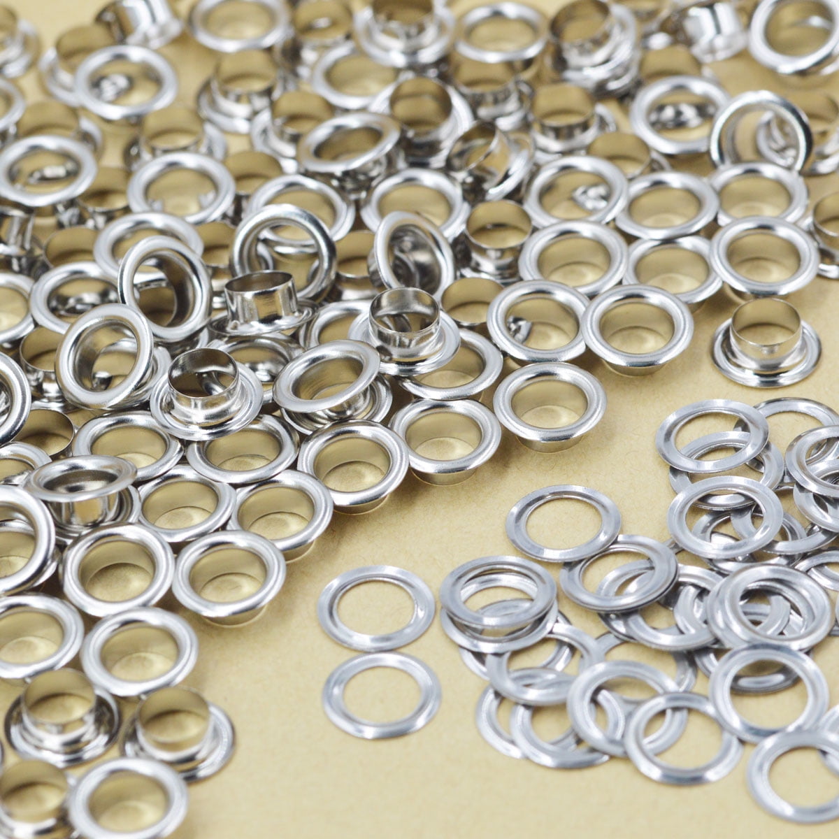 100 Sets Silver Grommet Tool Kit 1/2 Inch Grommets Eyelets with  Installation Tools for Shoes Bag Leather Belt Eyelets Grommet - AliExpress