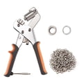 thumbnail image 1 of Grommet Tool Kit Kit - Grommet Punch Set Including 500Pcs 3/8 Inch Grommets for Fabrics,Canvas,,and More, 1 of 7