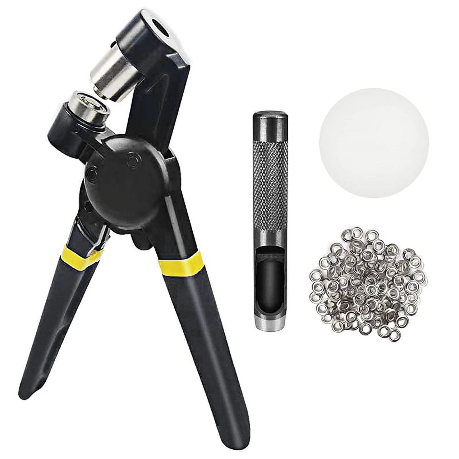 Grommet Tool Kit Press Pliers 3/8 Inch (10mm) Hole Punch Manual Kits