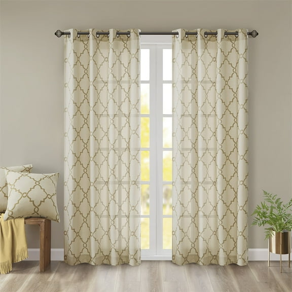 Grommet Top Window Curtain Panel (Only 1 Pc Panel)