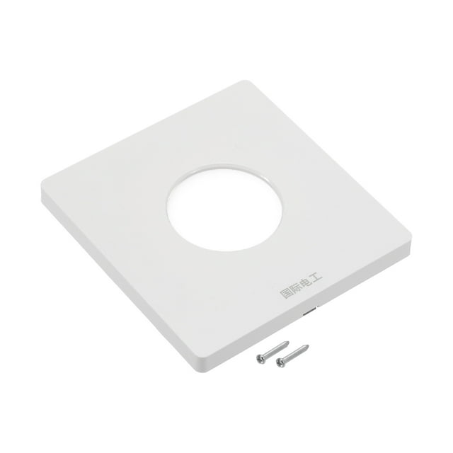 Grommet Wall Plate PC Decoration Wall Panel with 1.5 Inch Cable Through