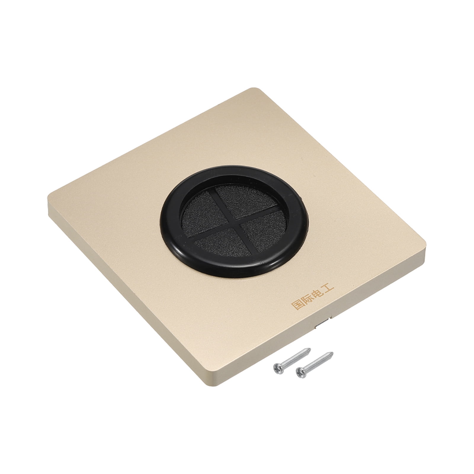 Grommet Wall Plate PC Wall Panel with 1.5 Inch Rubber Cable Through