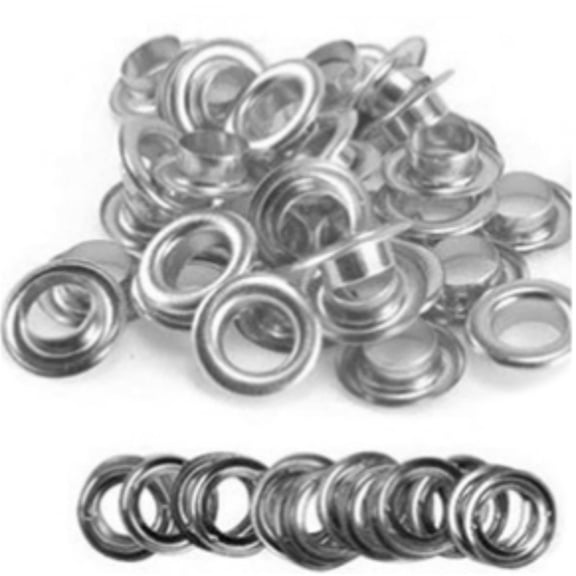 Grommets Sewing Eyelets Metal Eyelets 10.5mm Round Inner Hole Grommets Leathercraft Accessories for Art Crafts Decor