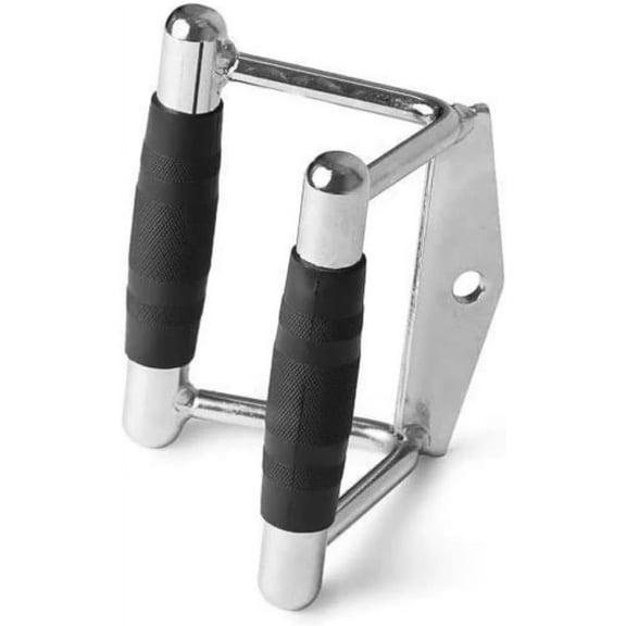 Gronk Fitness Deluxe Rubber Close Grip Handle Cable Attachment for Home Gym & Functional Trainer | LAT Pull Down & Seated Row Workouts