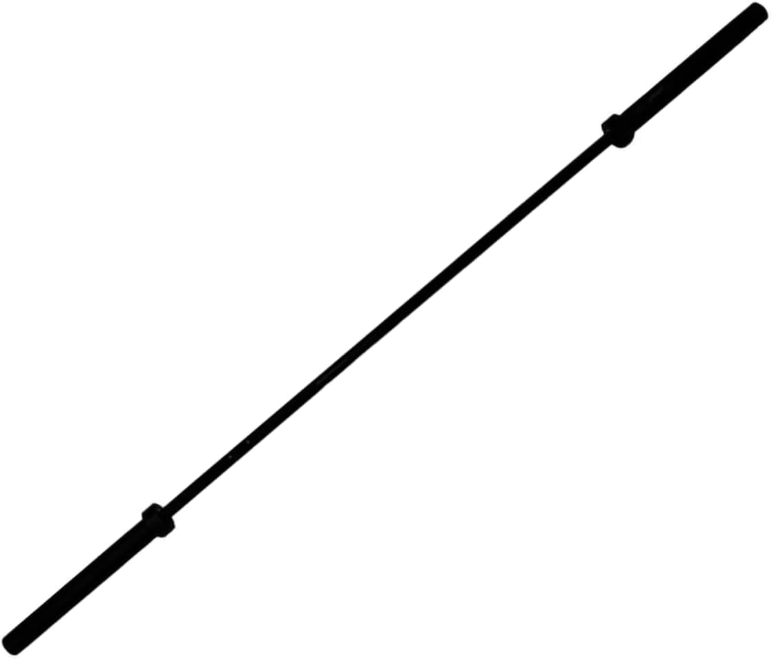 Gronk Fitness Pro Straigh Barbell | 2000 LBS Test | 7-Foot Length | All Black Finish