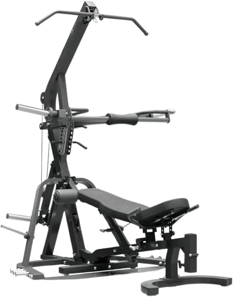 Gronk Fitness XLS Leverage Gym | Adjustable Weight Bench Included | Heavy Duty Lever Arms Hold up to 500lbs | Commercial Grade