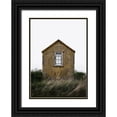 thumbnail image 1 of Gronkjar, Lotte 11x14 Black Ornate Wood Framed with Double Matting Museum Art Print Titled - Beach Hut, 1 of 4