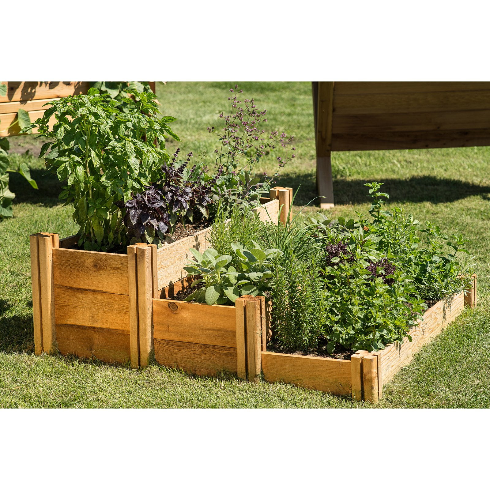 Gronomics MultiLevel Rustic Raised Garden Bed