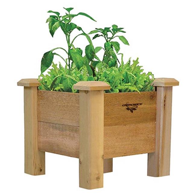 Gronomics Rustic Planter Box 18 x 34 x 19 in.