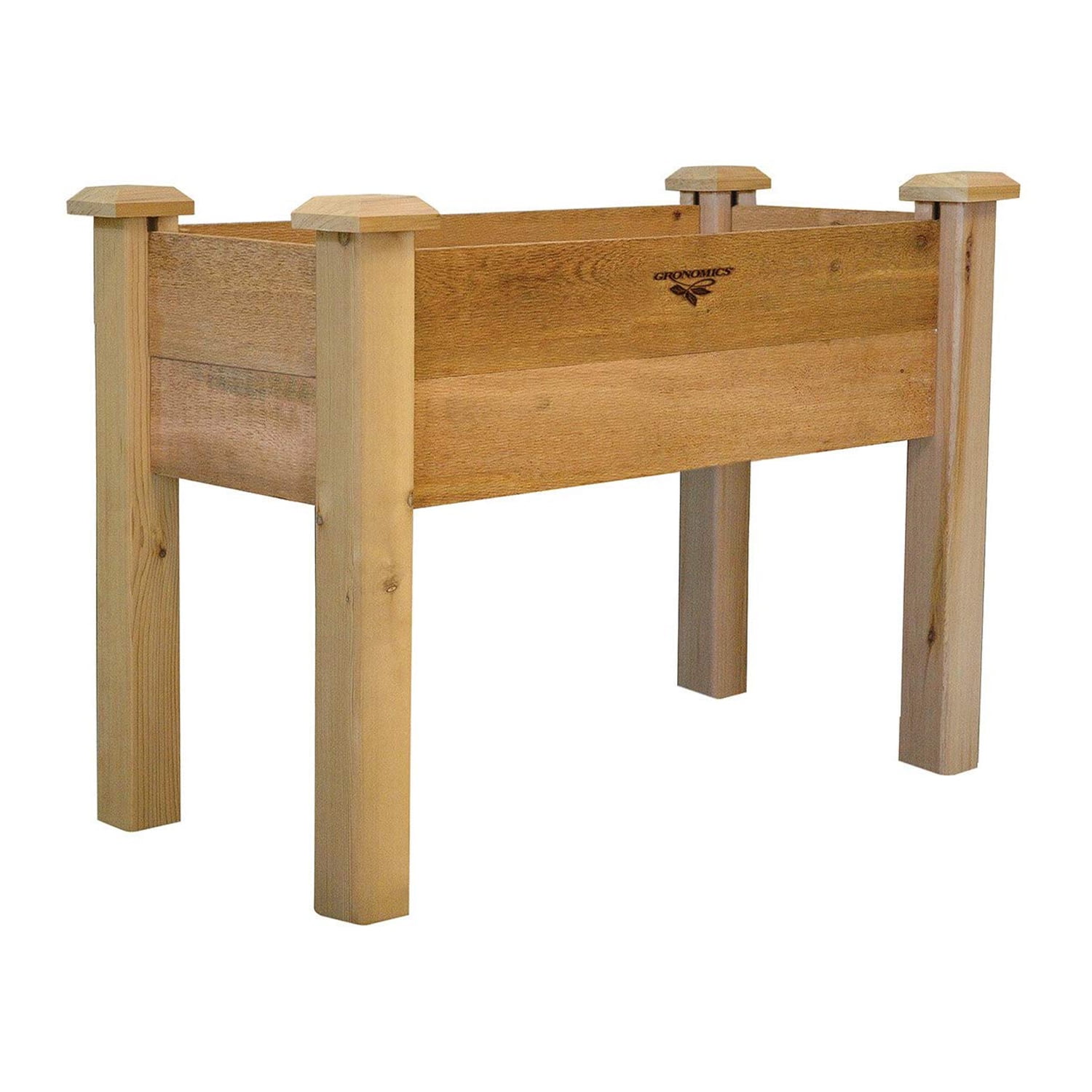 Western Red Cedar Rectangular Elevated Garden Bed 48 x 24 x 32 Inches