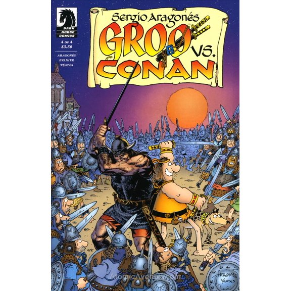 Groo Vs. Conan #4 VF ; Dark Horse Comic Book