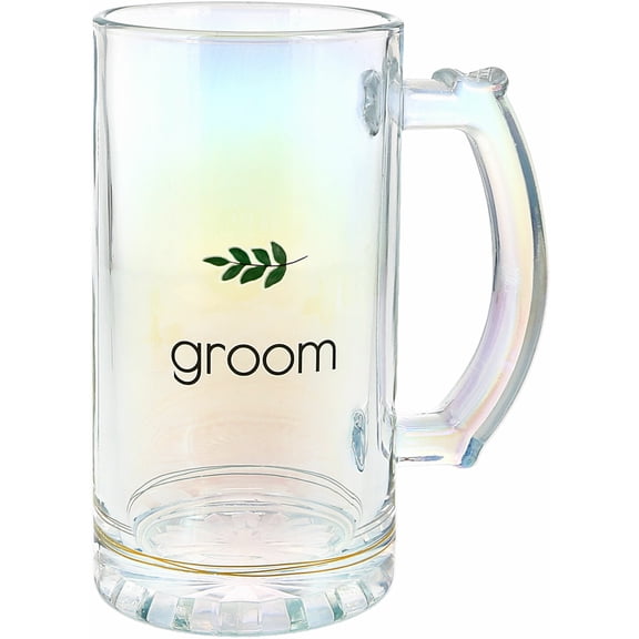 Groom - 16 oz Glass Stein