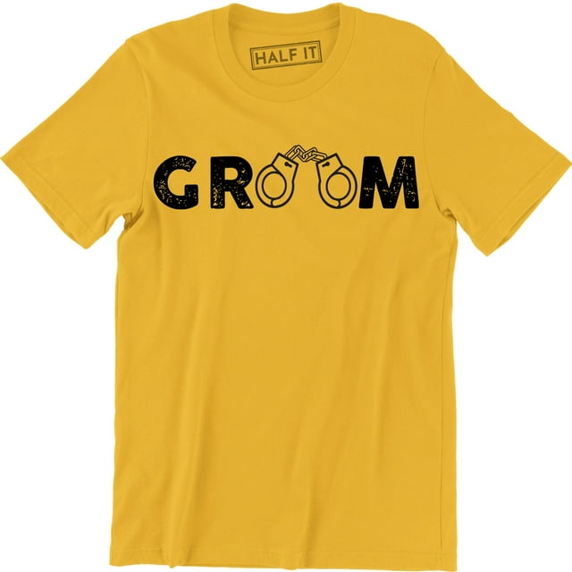 Groom Bridal Party Bachelor Wedding Funny Cool Idea Group Men T-Shirt