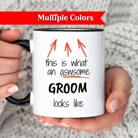 Groom Coffee Mug, Future Husband Gift, Groom Present, Groom to Be, Engagement Gift, Wedding Gift, Bachelor Party Gift, Unique Gift Idea