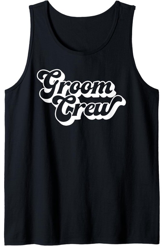 Groom Crew Bachelor Party Men Squad Group Tank Top Size S-3XL