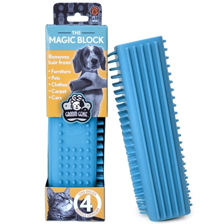 Groom Genie Magic Block Brush Sky Blue