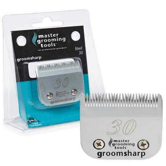 Groom Sharp Stainless Steel Clipper Blades Professional Grade Dog Pet Grooming (30)
