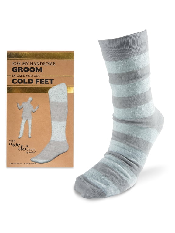 Company - Groom - Silver - Men's Cotton Blend Sock